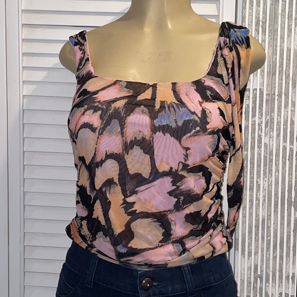NWT Avenue Print Tank Top Size L - Picture 5 of 8